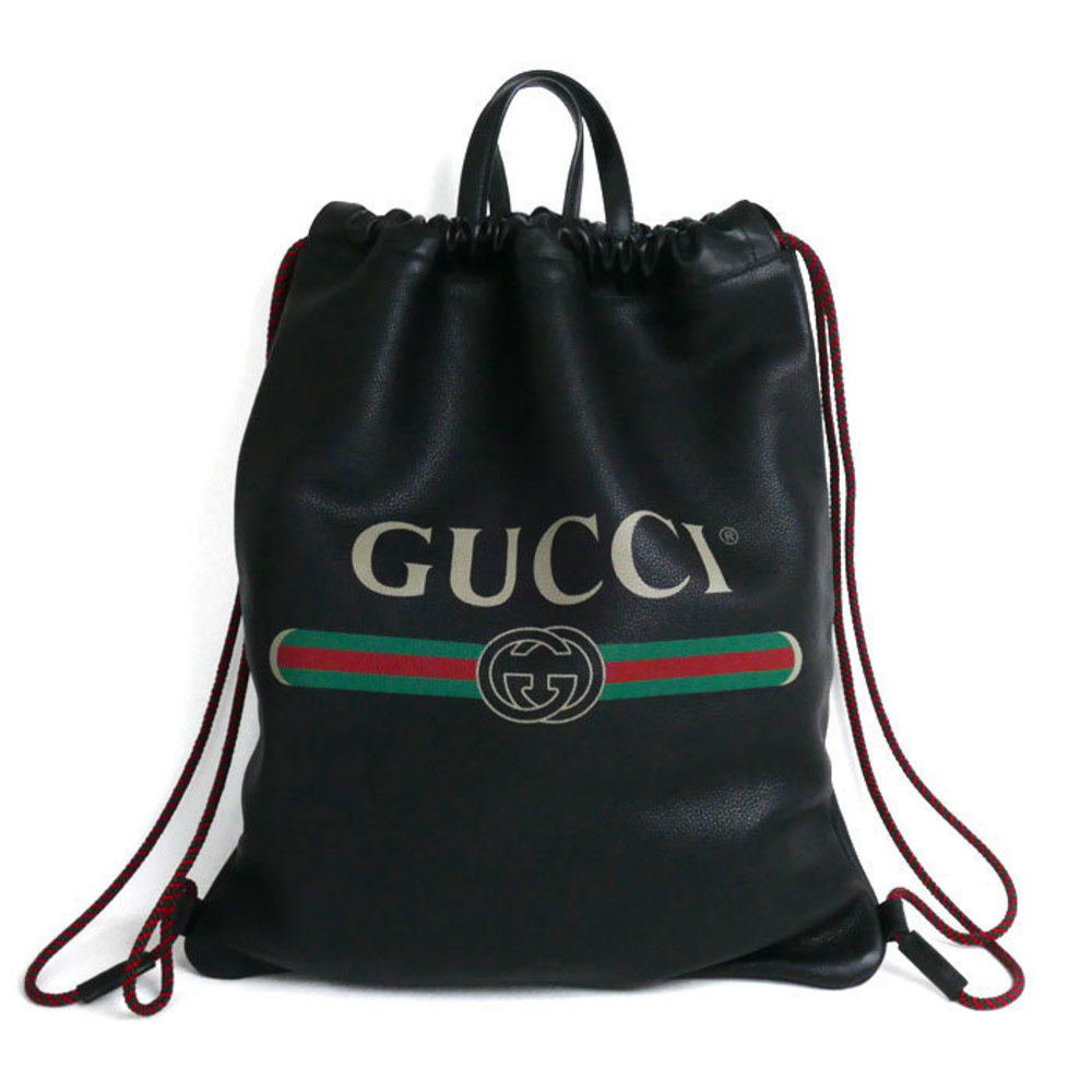 Gucci Drawstring Backpack Sherry Line Black - image 1